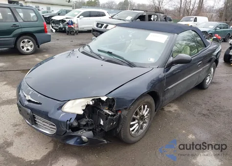 2003 Chrysler Sebring Limited z USA, uszkodzony, nr VIN 1C3EL65R93N525870